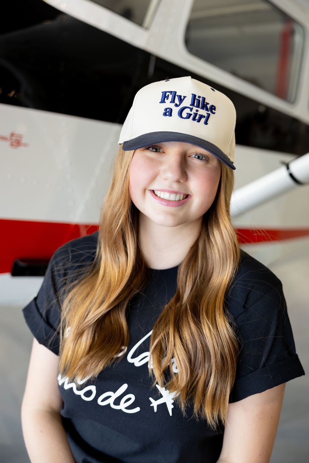 Fly Like a Girl trucker hat | Fly Girls display picture 2