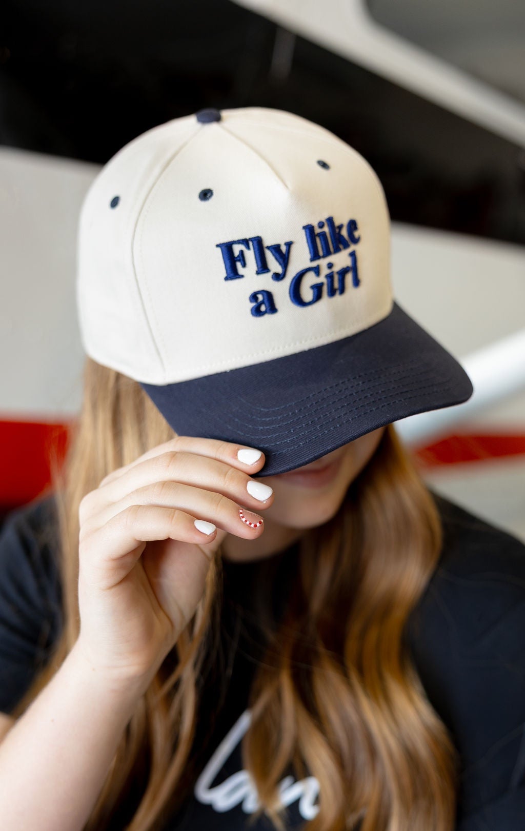 Fly Like a Girl trucker hat | Fly Girls display picture 1